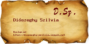 Diószeghy Szilvia névjegykártya